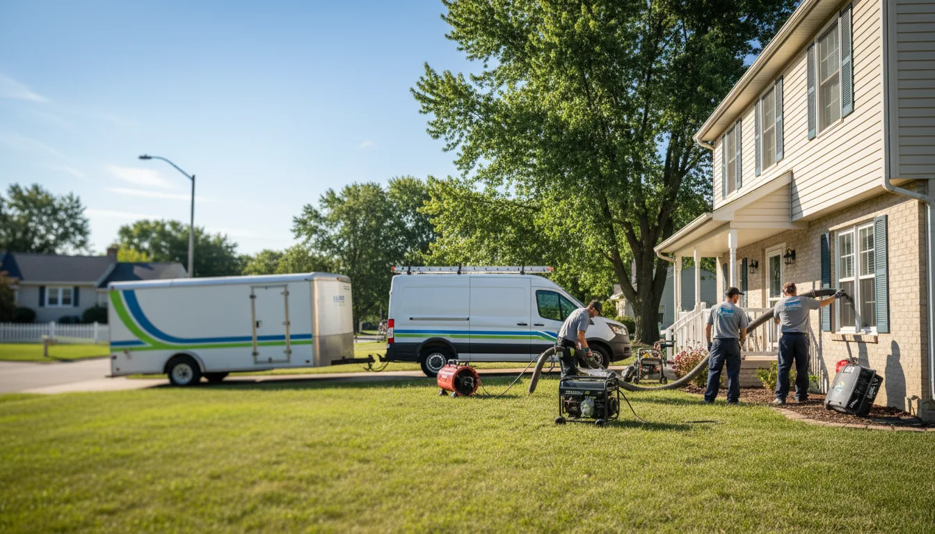 Flooded Basement Restoration And Cleanup With Repair in Willow Hill, IL near me